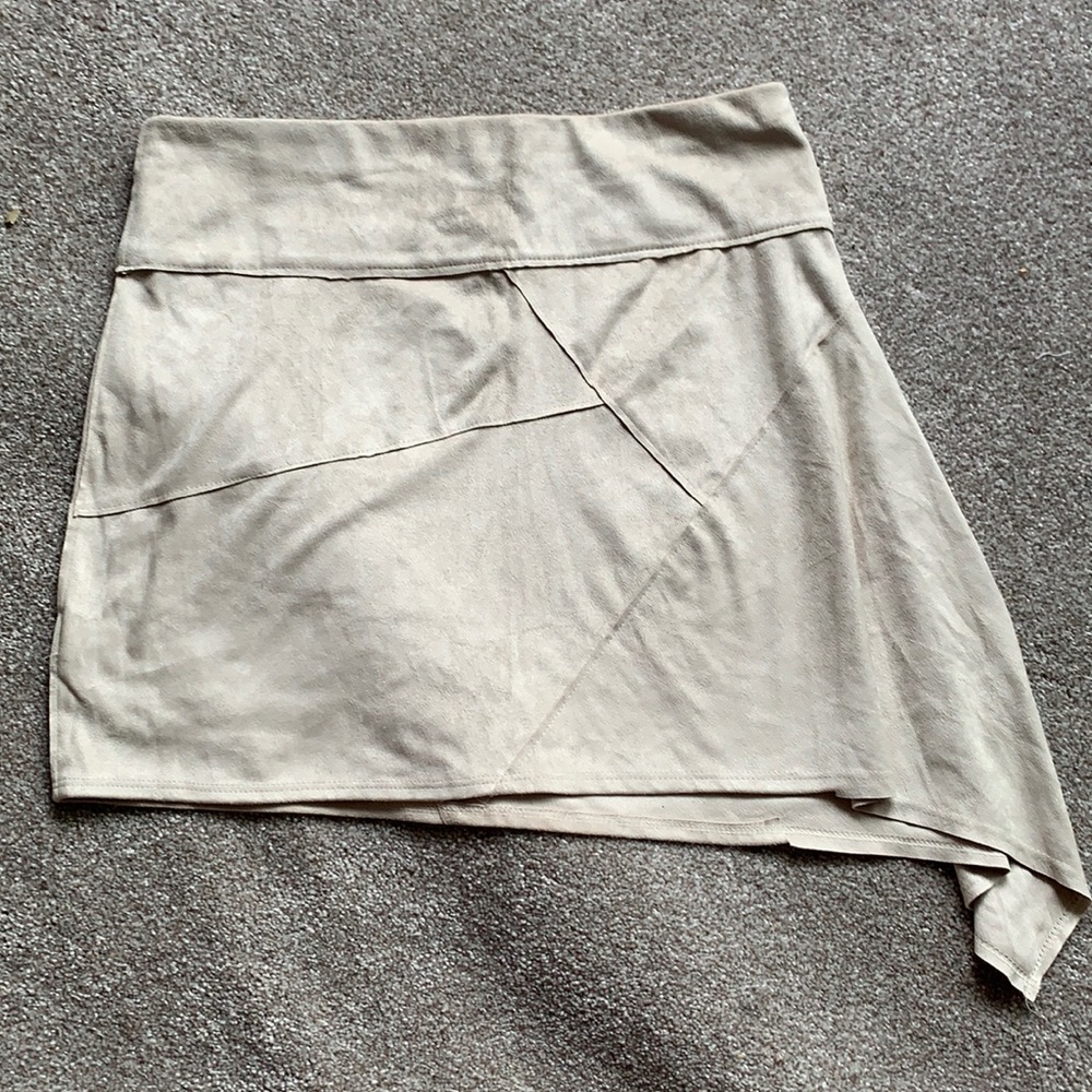 Free People Faux Suede Asymmetrical Skirt (21)